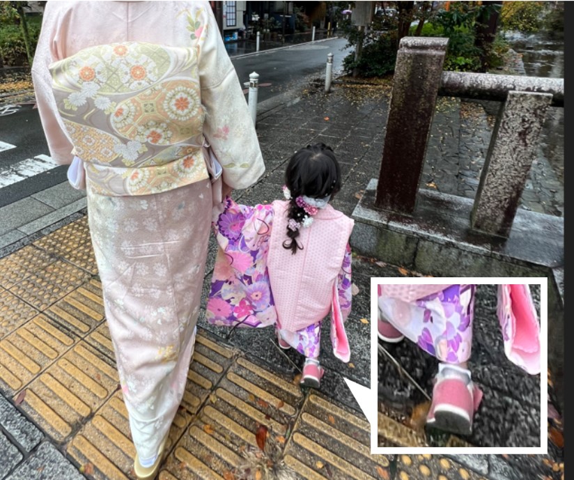 スニーカーで快適
