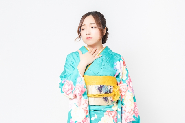 振り袖を着ると苦しくなるのはなぜ?