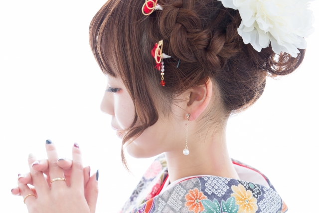 卒業式袴のヘアスタイル
