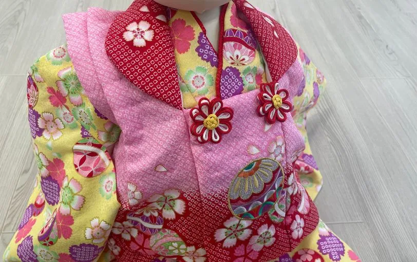 赤ちゃん着物の着付け方9
