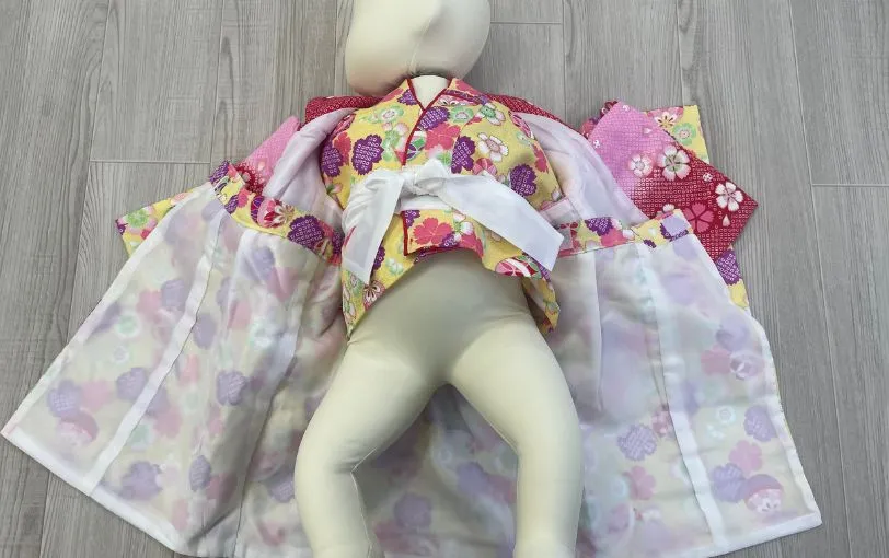 赤ちゃん着物の着付け方5