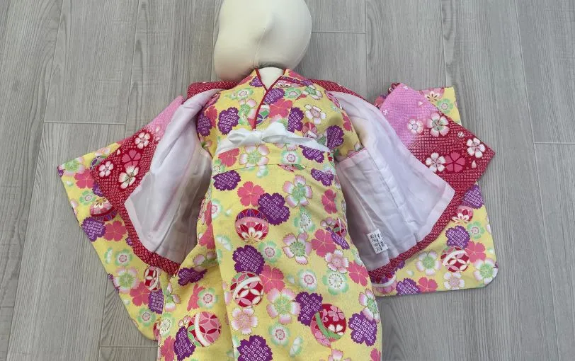 赤ちゃん着物の着付け方7