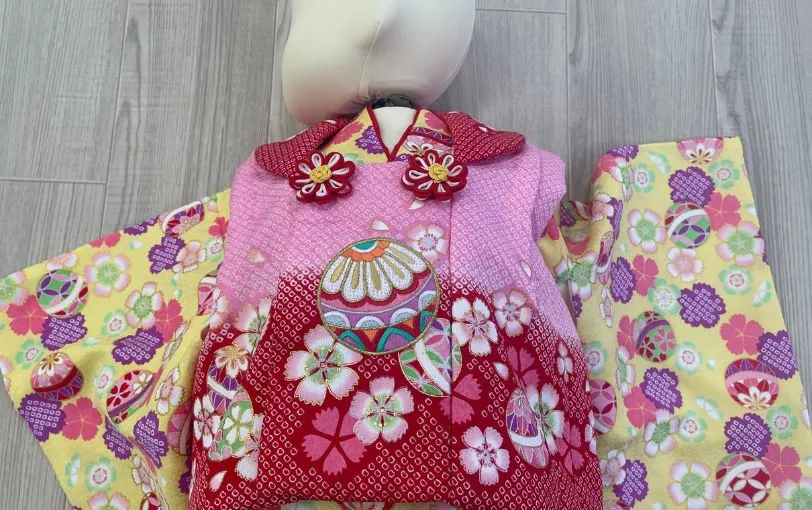 赤ちゃん着物の着付け方8