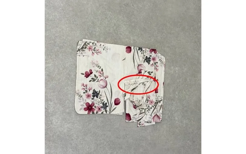 ワンピース浴衣の畳み方4"