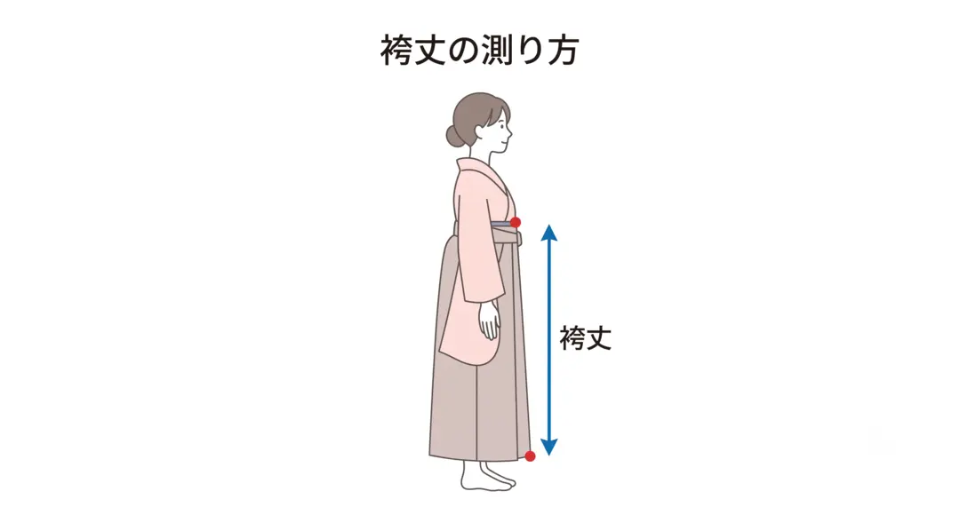 袴丈の測り方