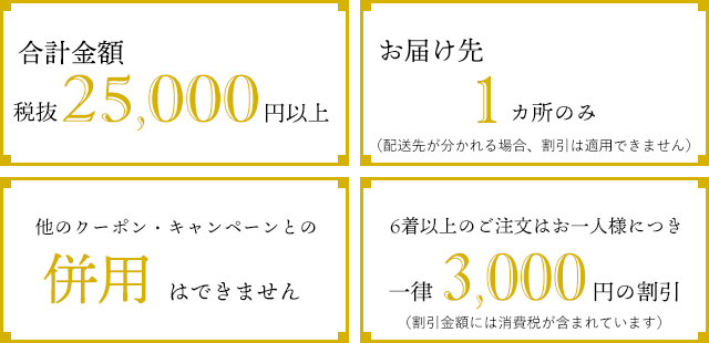 大人着物グループ割注意事項