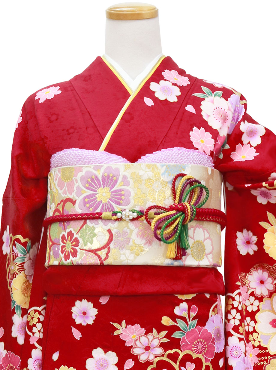 花尽くし振り袖・木下茂森・高級 着物・浴衣