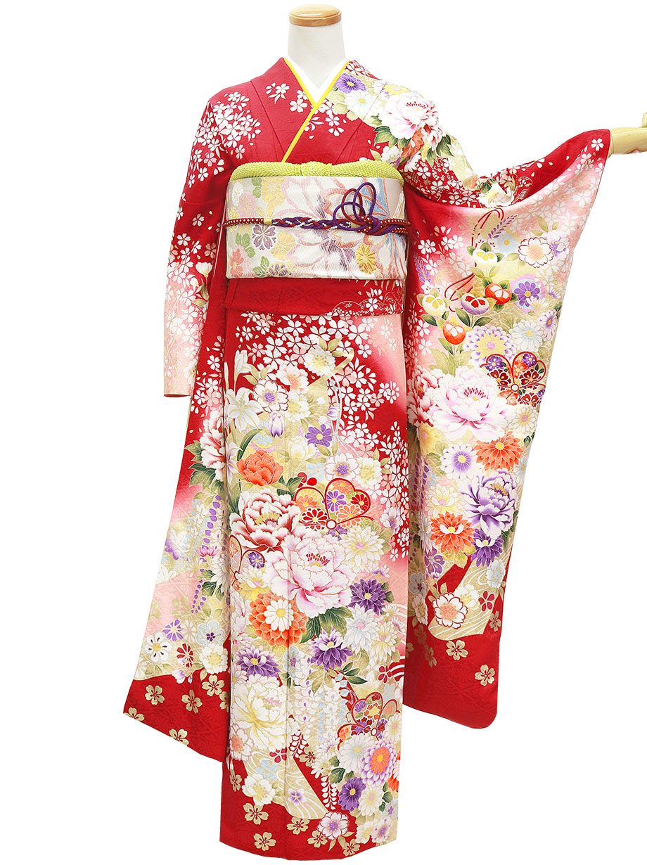 振袖 豪華 金彩 紋意匠 桜尽くし 身丈166cm- 振袖 豪華 金彩 紋意匠 桜尽くし 身丈166cm-