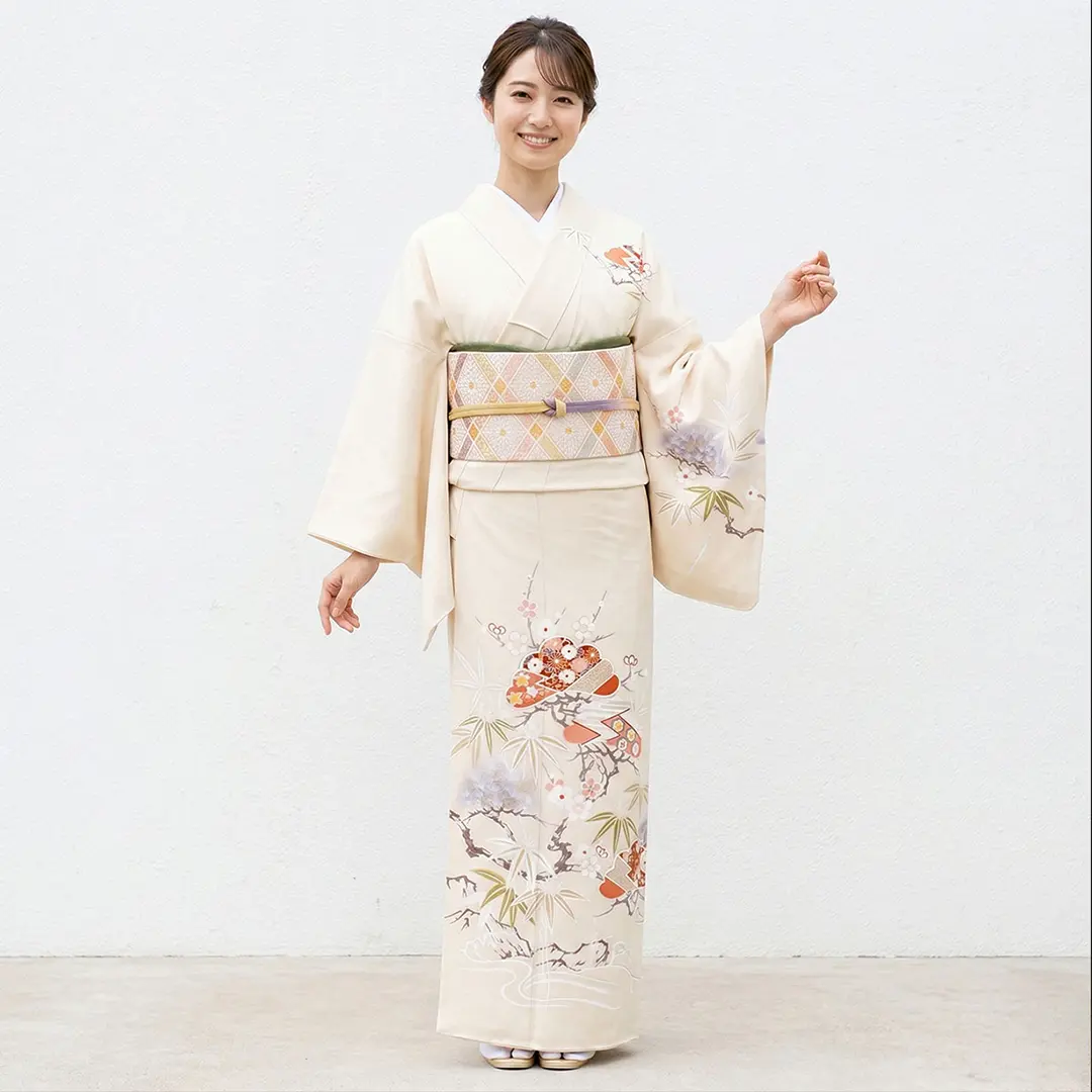 豪華な竹柄訪問着 着物 未仕立て 新品 未仕立て 訪問着 女性着物 | 通販・人気ランキング - 価格.com