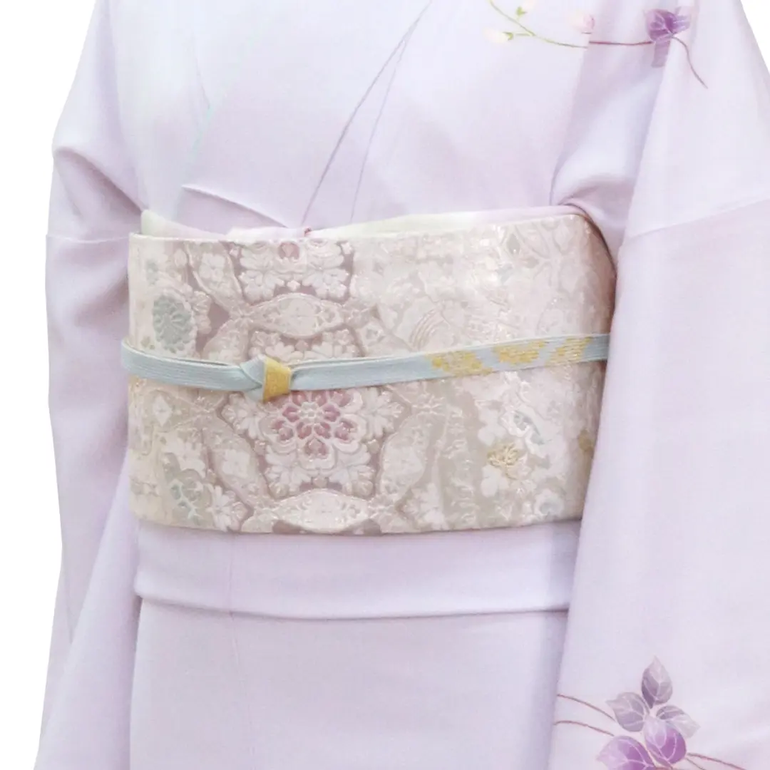 淡藤色に早乙女蔓の付下訪問着(袷)／斜め詳細