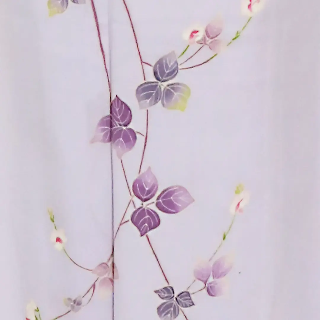 淡藤色に早乙女蔓の付下訪問着(袷)／柄詳細