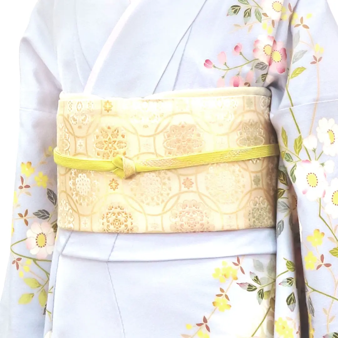 青藤色に流水と秋明菊の訪問着（袷） | 宅配着物レンタルの京都かしきもの