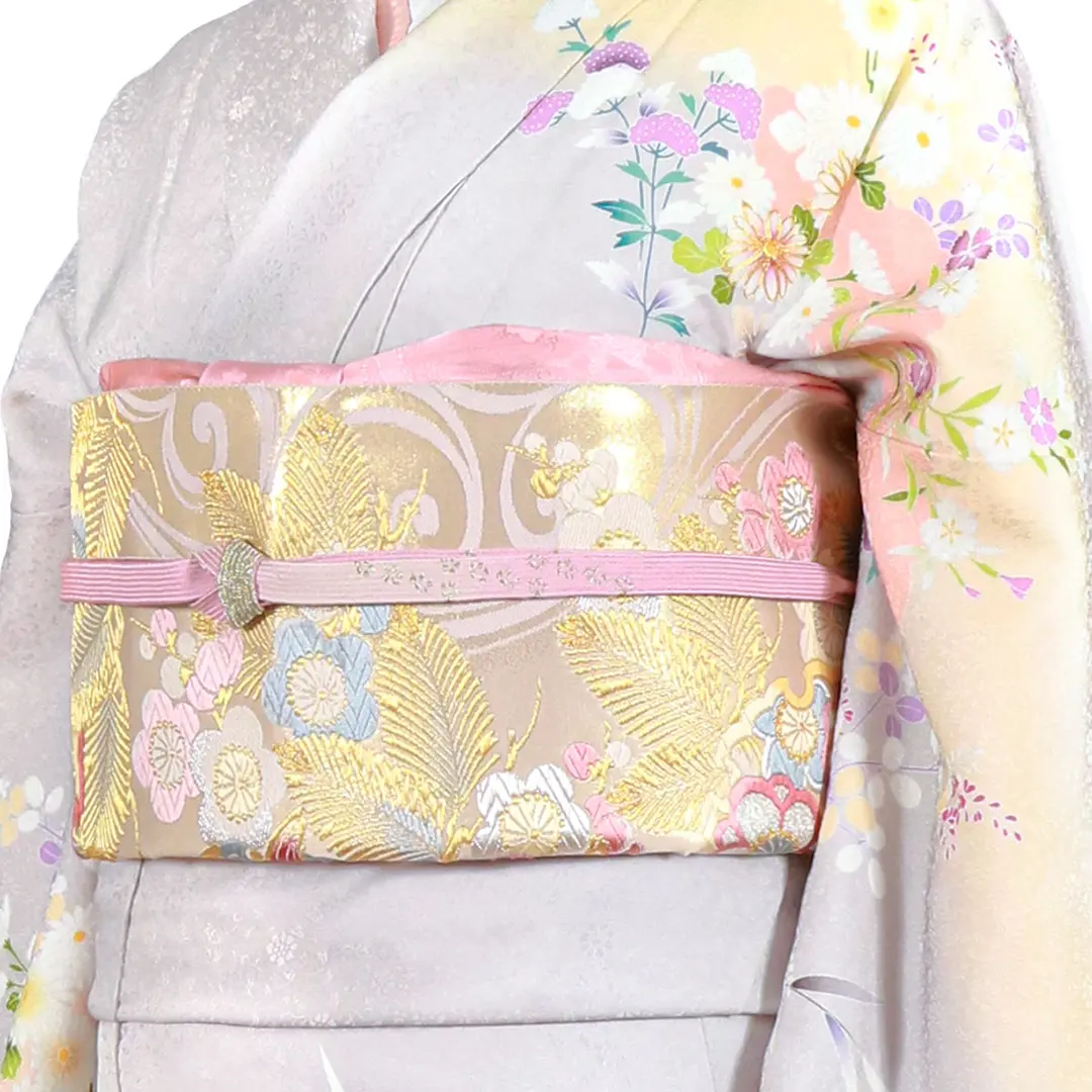 藤色に菊と四季花の訪問着（袷） | 宅配着物レンタルの京都かしきもの