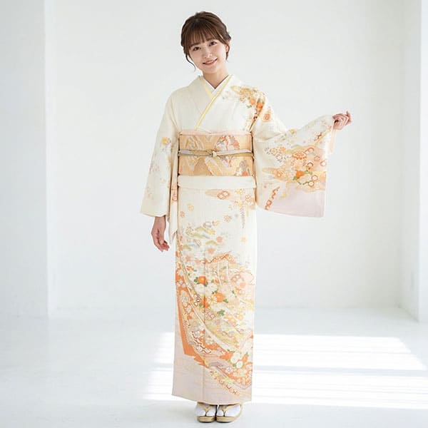 黄・橙系｜宅配着物レンタルの京都かしきもの