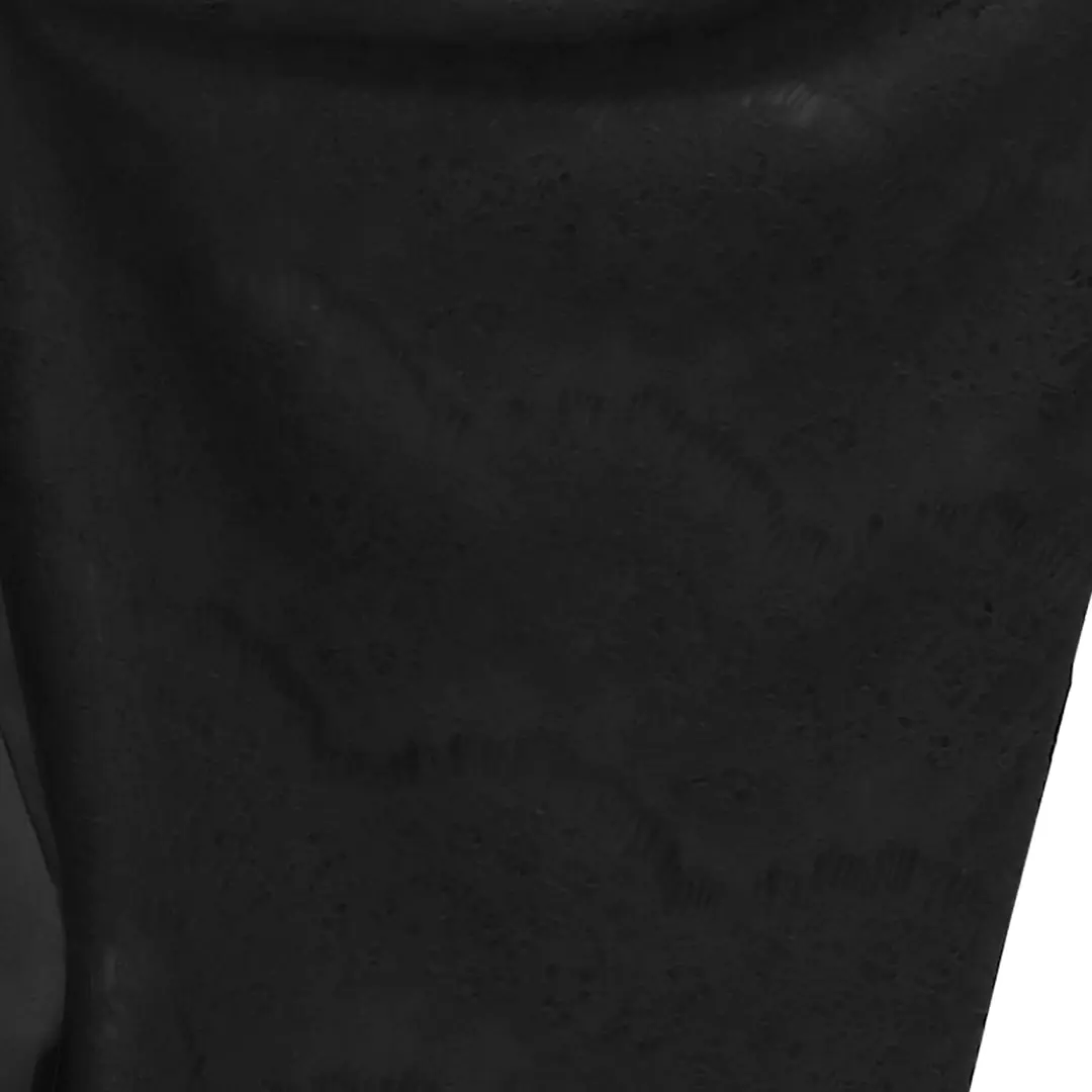 黒レースの振袖・黒袴（無地） （振袖）／卒業式／柄詳細