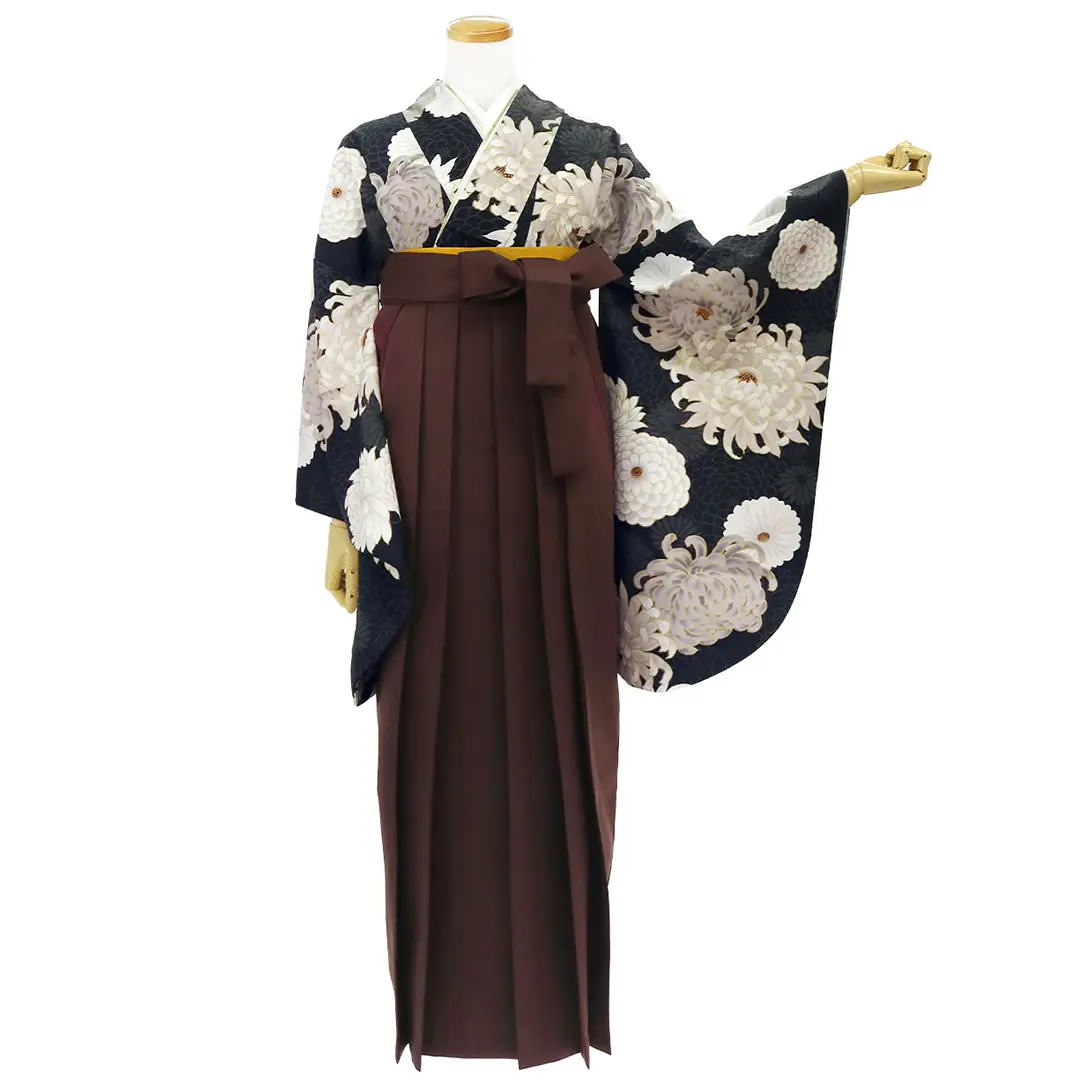 袴 単品 無地 紐柄 リバーシブル 袴下87,91,95cm NO36951 袴 無地 単色 シンプル 洗える 卒業式 入学式| きもの館 創美苑