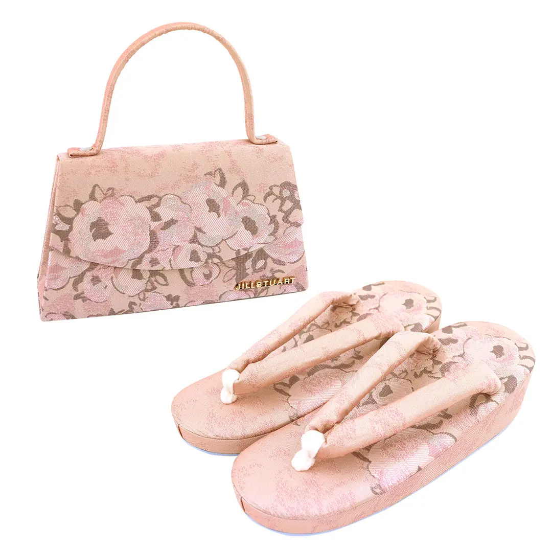 JILLSTUART》紫地にアネモネの着物／七五三・七歳女の子 | 宅配着物