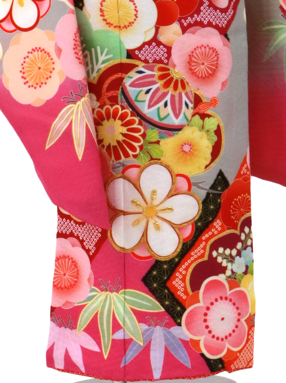 【美品】七五三 七歳着物 ピンク 鞠柄お花柄 楽天市場】【レンタル】753 七五三 着物 7歳 フルセット 女の子