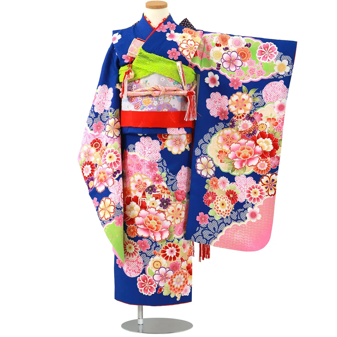 七五三 7歳 着物セット 牡丹柄 楽天市場】七五三 着物 3歳 被布セット 女の子7点フルセット 着付け