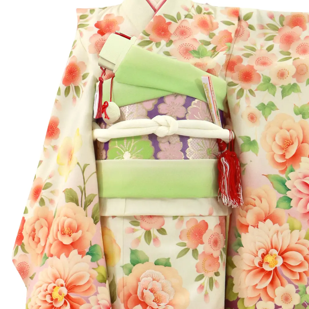 3歳　七五三　花柄 着物　乙葉 3歳 七五三 花柄 着物 乙葉 楽天市場】【レンタル】七五三 着物