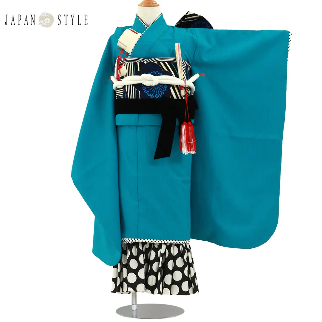 専用です☆JAPANSTYLE着物×セイコマツダ帯☆ブランドMIX☆七五三着物 soubien_5sai002m-5901