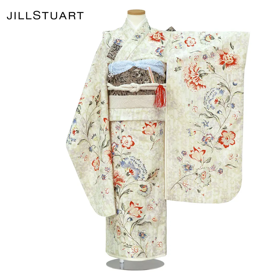 JILLSTUART》蝶々と小花の着物／七五三・七歳女の子 | 宅配着物