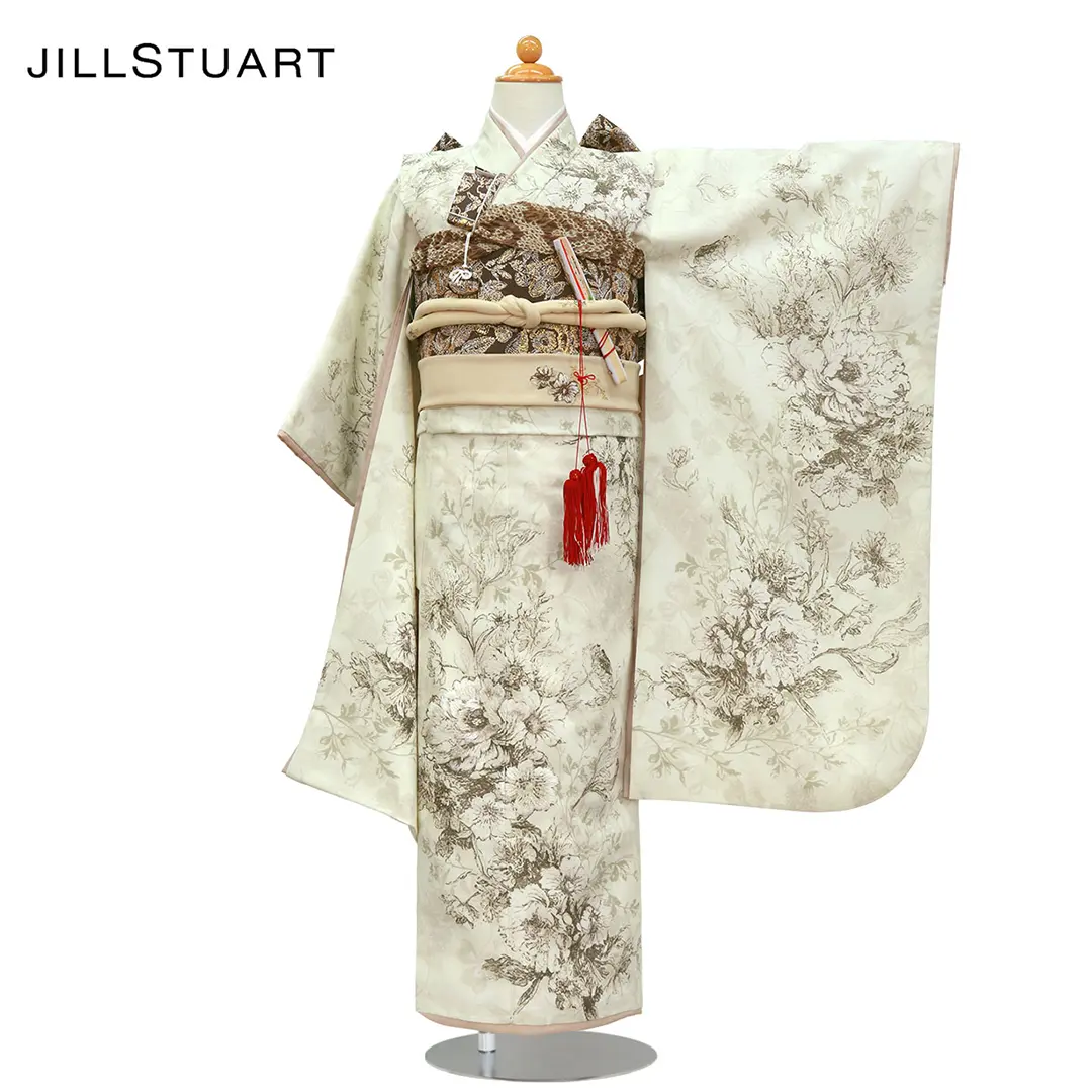 JILLSTUART》オフホワイトにアネモーヌフルール／七五三・七歳女の子