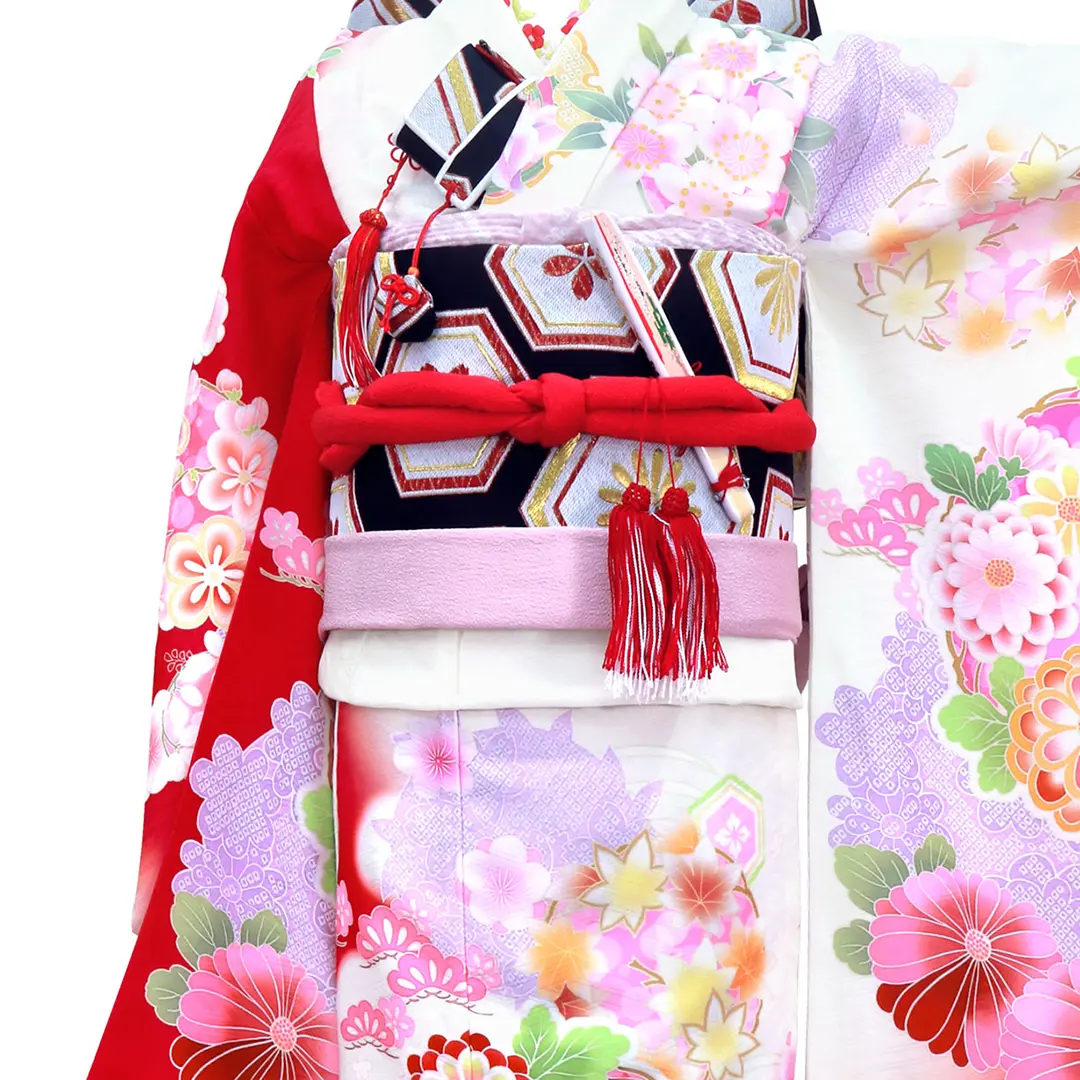 赤紫花柄着物（キッズ用） 赤紫花柄着物（キッズ用） 楽天市場】(七五三POINT10倍10/2迄