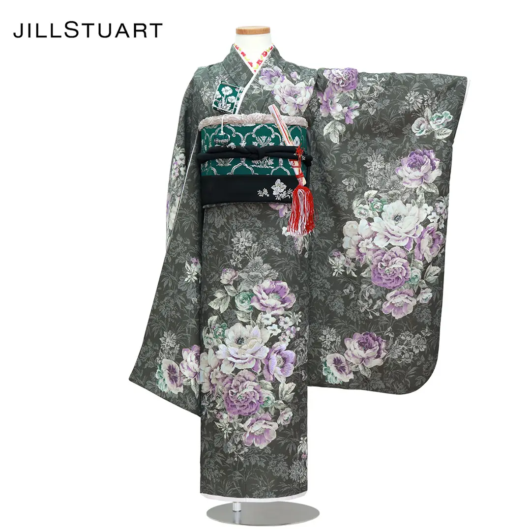 JILLSTUART》ヴィンテージローズ（グレー）／七五三・七歳女の子
