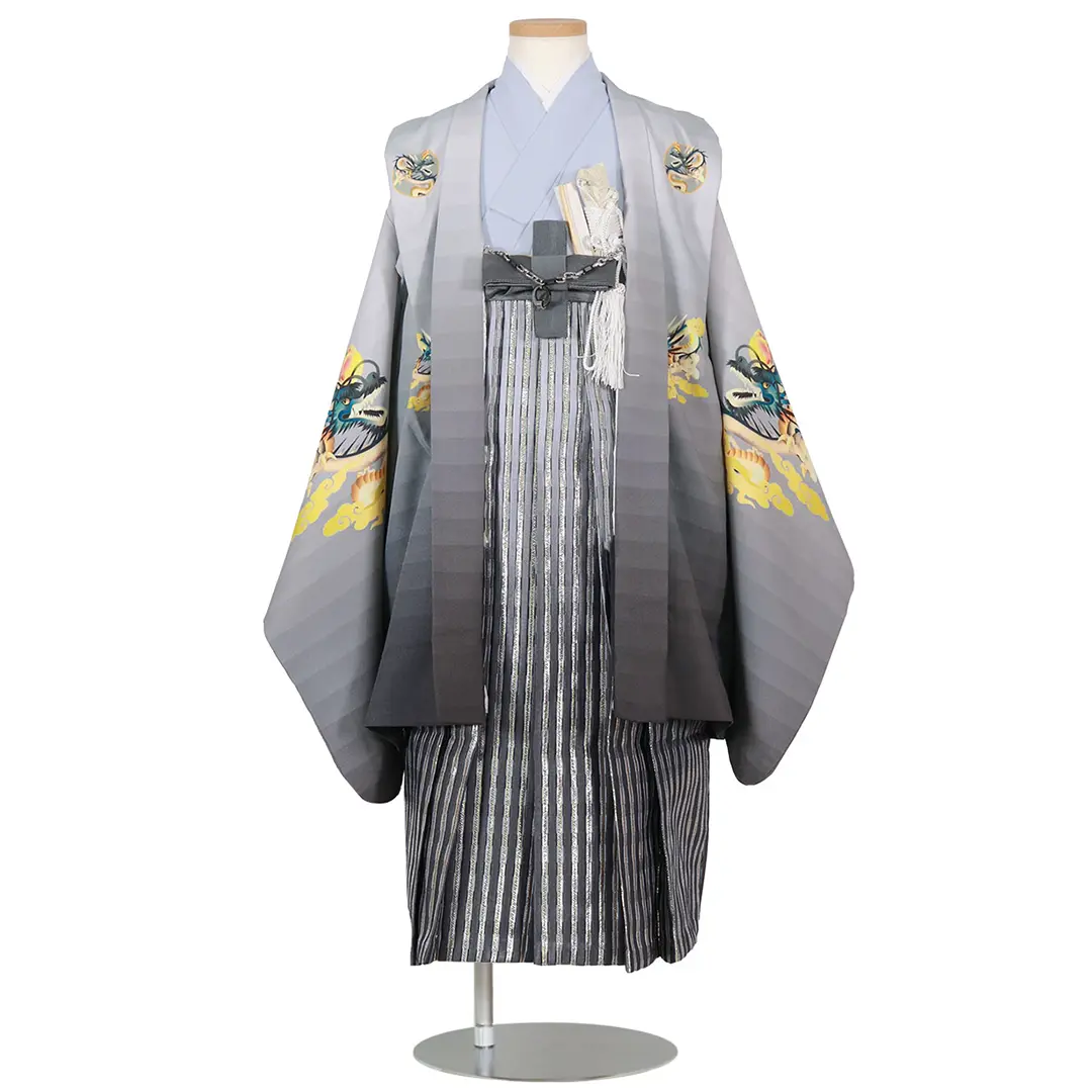 市松模様♡七五三　5歳　男の子　セット　一式　シンプル　黒　グレー 市松模様♡七五三 5歳 男の子 セット 一式 シンプル 黒 グレー