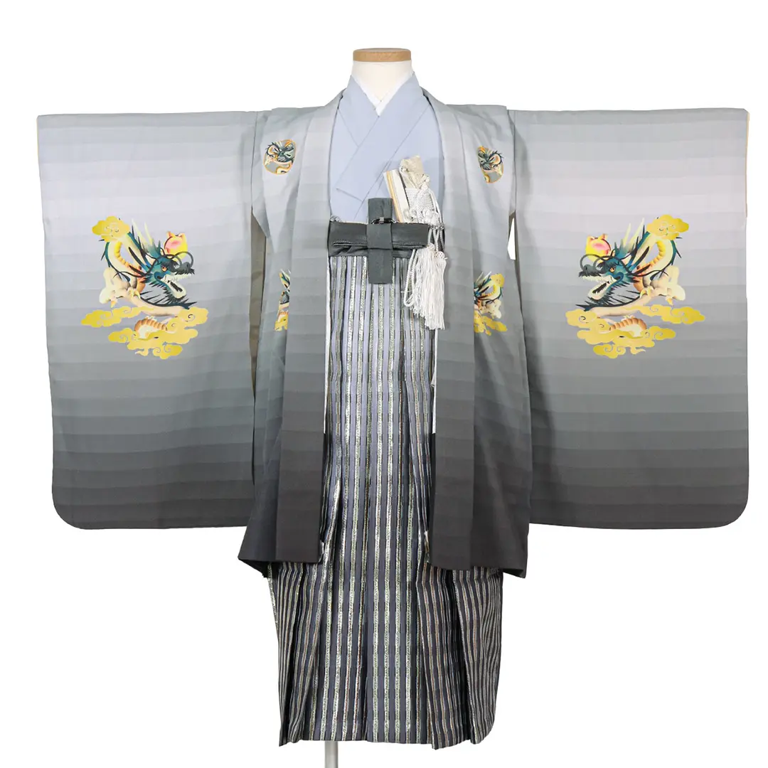 男の子 5歳 七五三 フルセット 小物セット 袴 グラデーション 楽天市場】【レンタル】七五三 5歳 レンタル 753 袴セット 男児