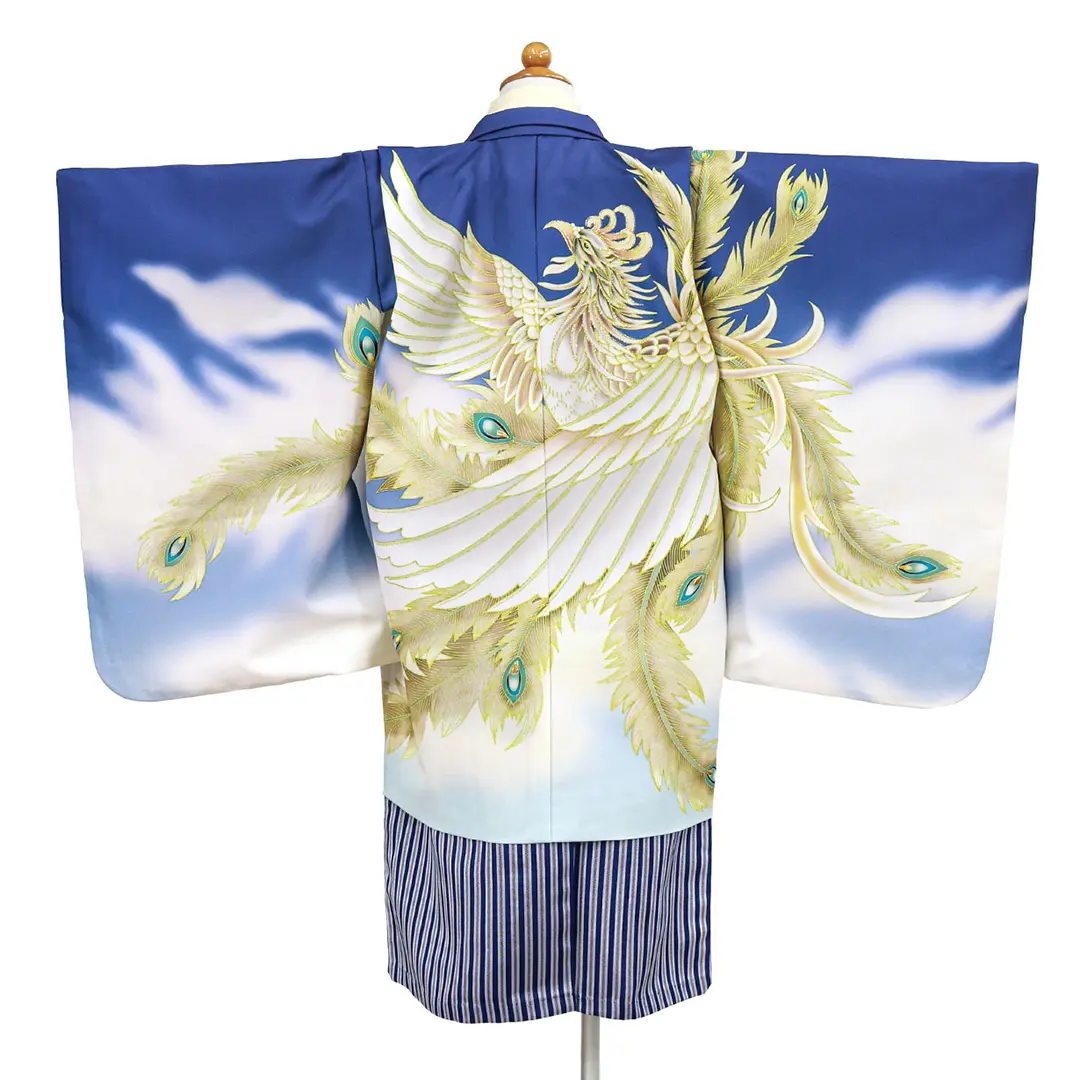 503ag64◎七五三 7歳 全通袋帯 ハーフ成人式 ラメ地 鳳凰 金糸◎ 503ag64◎七五三 7歳 全通袋帯 ハーフ成人式 ラメ地 鳳凰 金糸◎