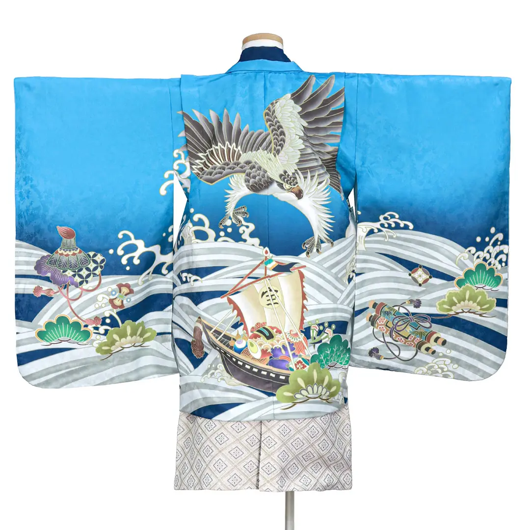 お値下げ！七五三 5歳男児 鷹 宝船 身長110cm前後