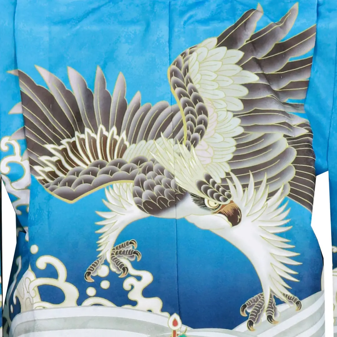 人気の水色♡七五三　5歳　男の子　セット　一式　青系　鷹　大漁船 11123078-01.webp