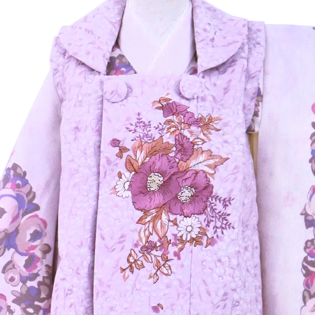 JILLSTUART》薄紫地にアネモネの被布コートセット／七五三・三歳