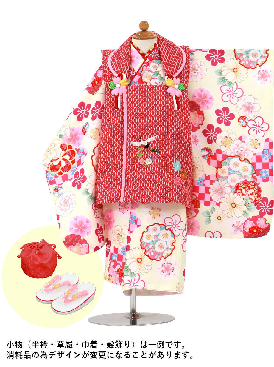 被布コート 赤 3歳用 水玉 柄 七五三 被布コート 赤 3歳用 水玉 柄 七五三 七五三レンタル着物 3歳 大正ロマン