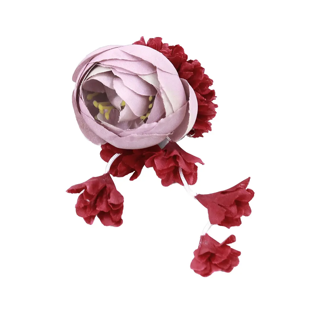 《JILLSTUART》ヴィンテージローズ（ベージュ）、ホワイトの被布コートセット／七五三・三歳女の子・被布コートセット 髪飾り