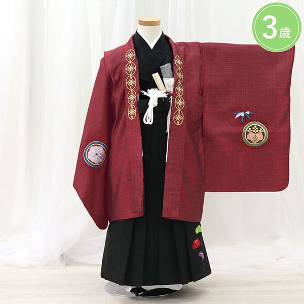 3歳男の子 袴｜宅配着物レンタルの京都かしきもの