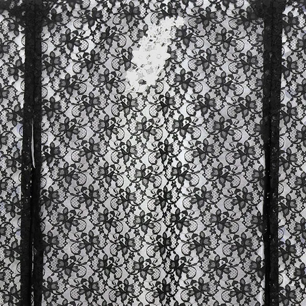 黒レースの絽の祝い着（産着）／男児（かしきものオリジナル）背守り