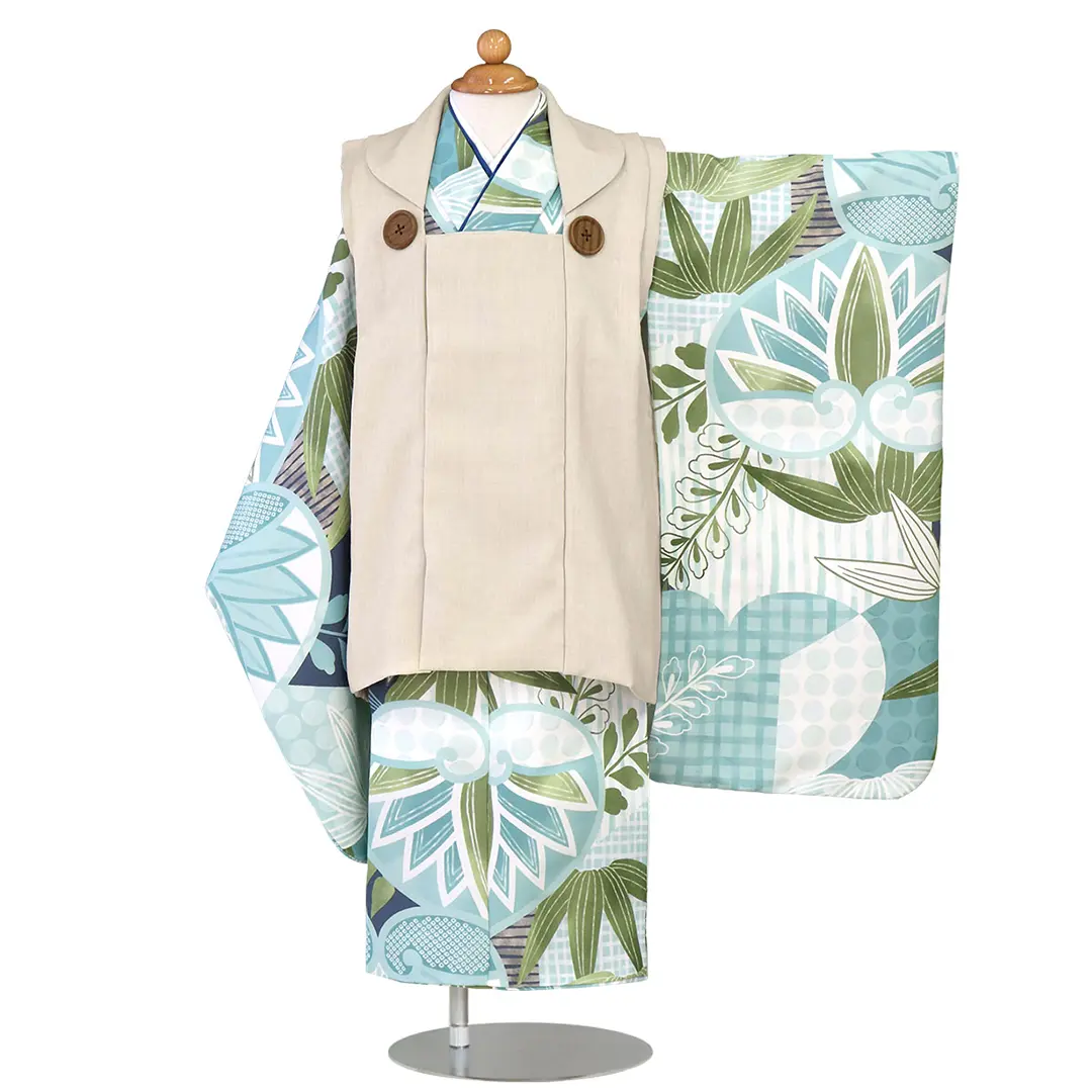 花わらべ」ブランド 3歳 男の子 七五三白×紫 3歳男児/男の子七五三 七五三