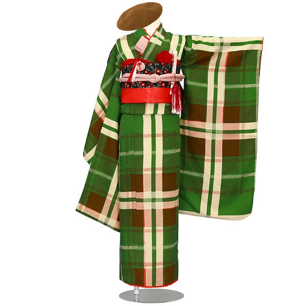 お買い得品♡七五三　7歳　女の子　セット　一式　緑系　グリーン n107.jpg