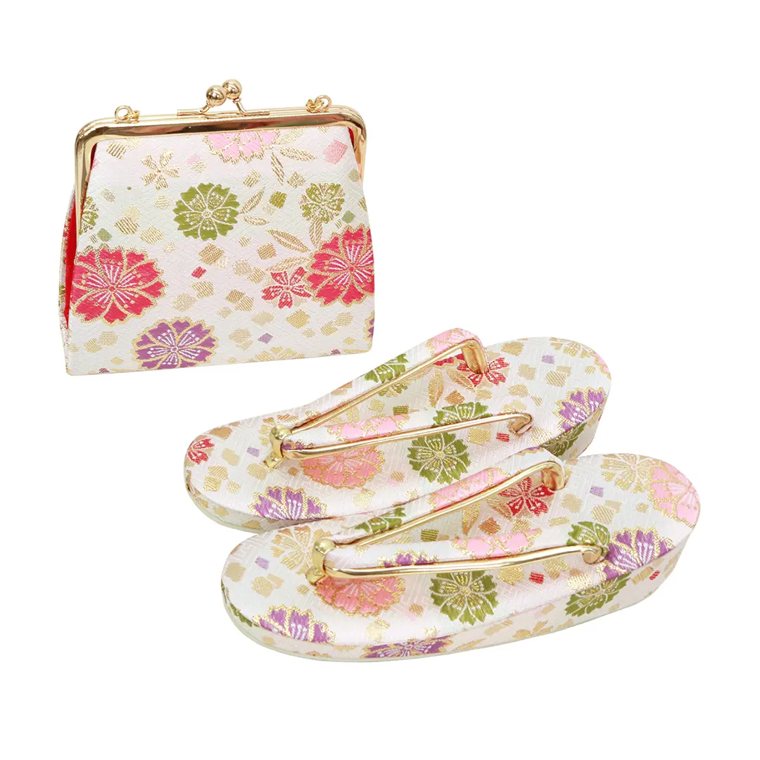 式部浪漫》源氏香・藤色の着物（白帯に水色）／七五三・七歳女の子