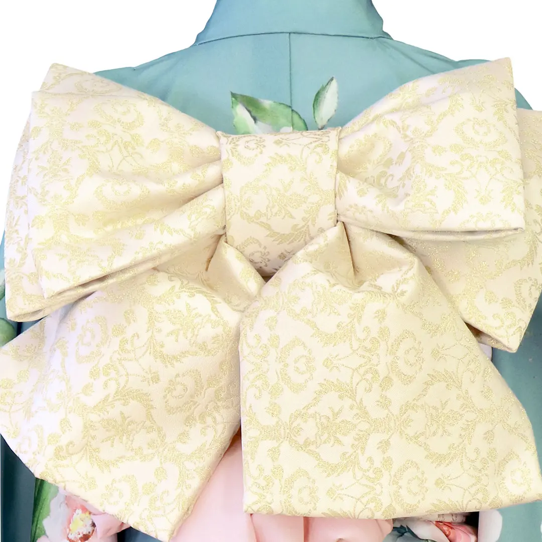 ICHIHA》アンティークローズ・ブルーの着物／七五三・七歳女の子