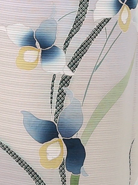 D56＋　D115 夏着物　訪問着　菖蒲　紫　絽　正絹　未使用極美品 D115 夏着物 訪問着 菖蒲 紫 絽 正絹 未使用極美品 - メルカリ