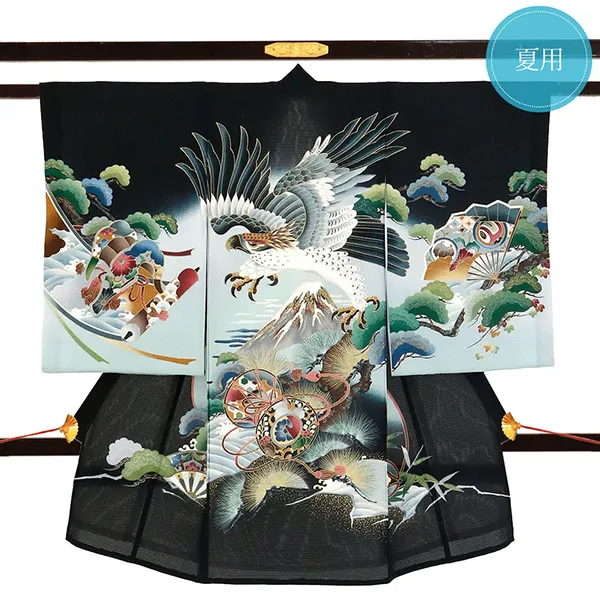 正絹　祝い着　産着　お宮参り　掛け着　袷　男の子　7ー23 正絹 祝い着 産着 お宮参り 掛け着 袷 男の子 7ー23 - メルカリ