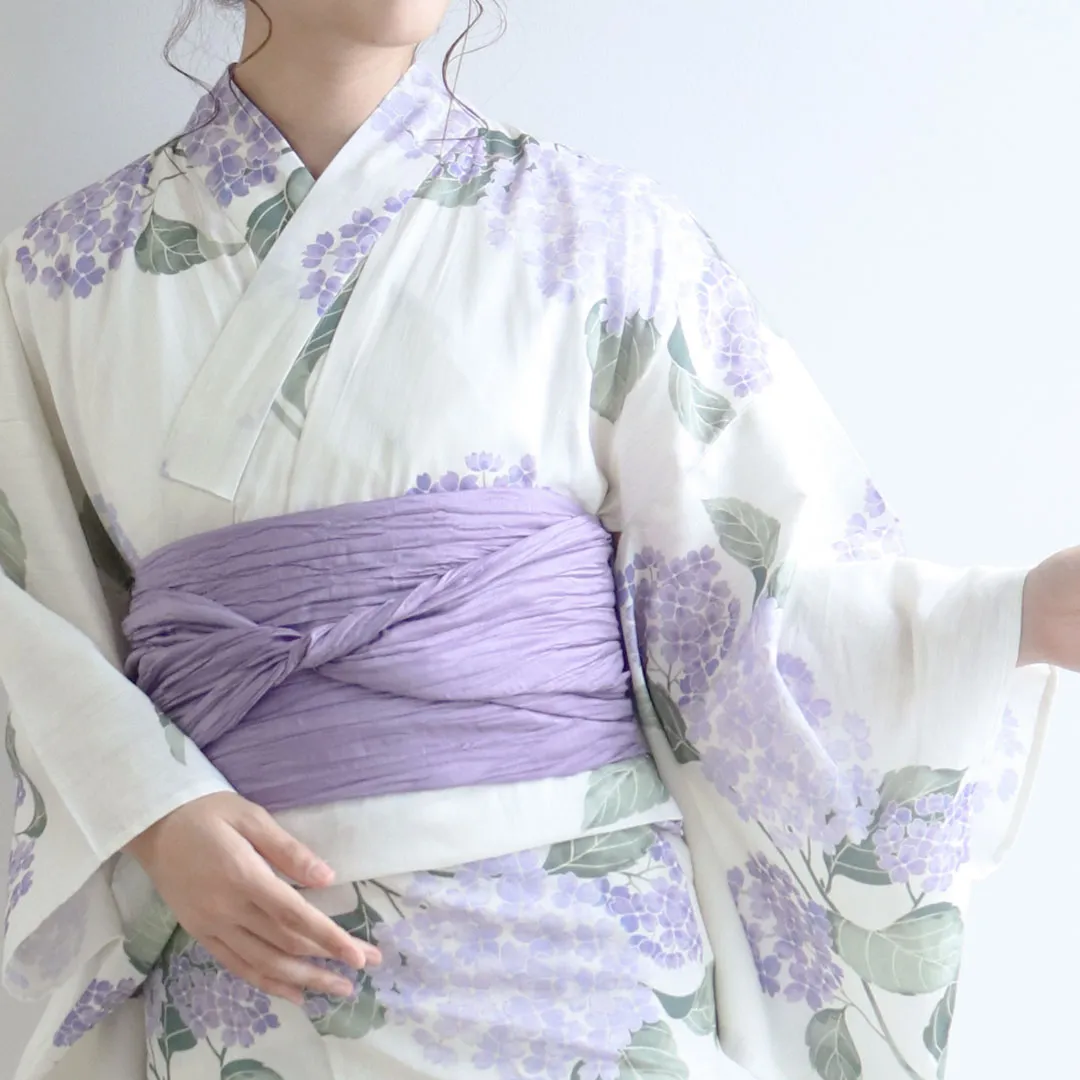 生成×紫の紫陽花／レディース二部式浴衣