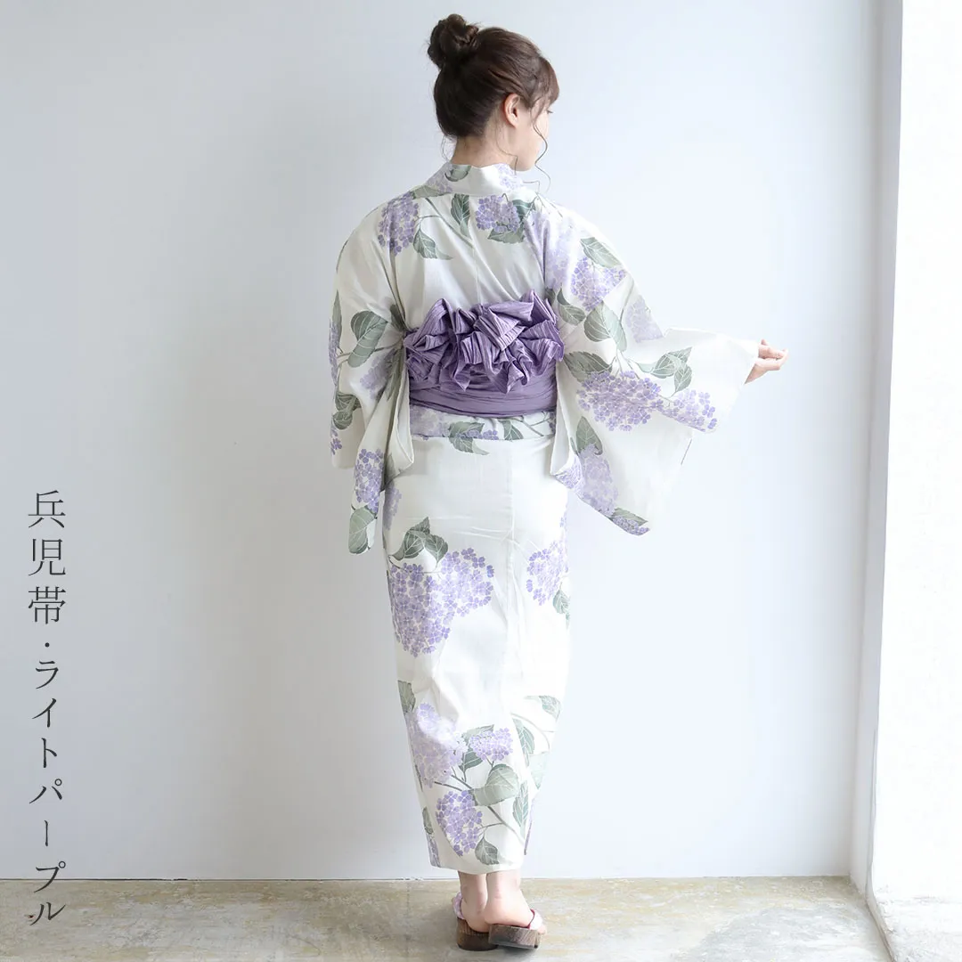 生成×紫の紫陽花／レディース二部式浴衣